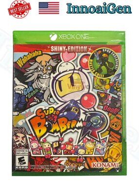 Konami Super Bomberman Shiny Edition Xbox One New Sealed Master Chief Exclusive